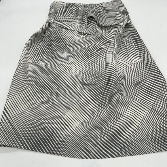 Theory Strapless Mini Dress 100% Silk Pockets Belted Size 2 - Picture 1 of 6